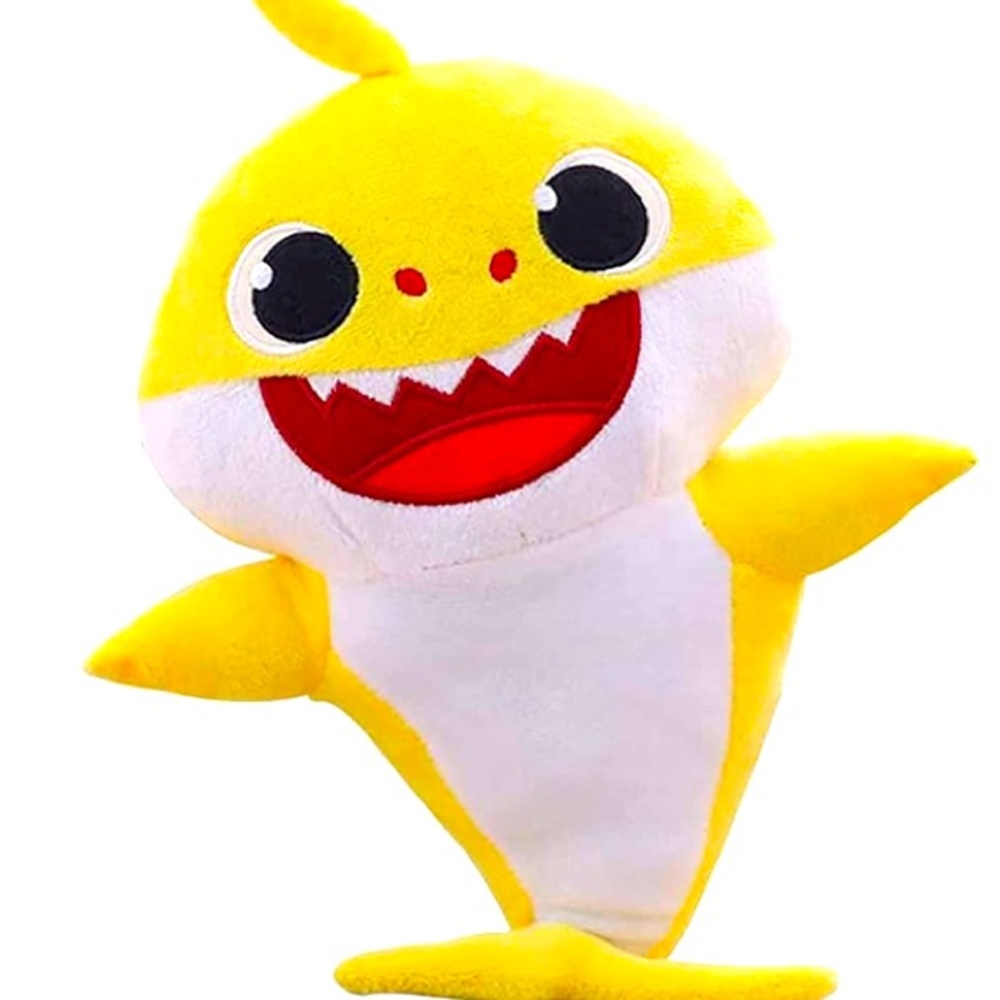 Baby shark stuffed animal with the theme song soundtrack